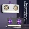 A new type of small fan with dual-head air outlet and light is selling well Application Scenario